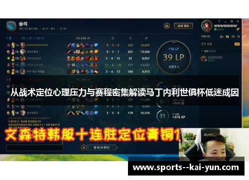 从战术定位心理压力与赛程密集解读马丁内利世俱杯低迷成因